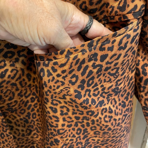 WORN ONCE! INC leopard blazer - Picture 3 of 10